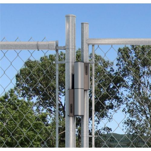 Black Locinox Tiger Hydraulic Swing Gate Closer and Compact hinge all in One