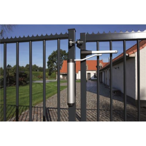 Locinox Hydraulic Industrial Gate Closer Verticlose 2 FOR 90° AND 180° HINGES in Silver