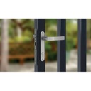 Locinox FIFTY inframe Swing Gate Lock 30 MM BACKSET FOR 50 MM - Kit with Recess Keep