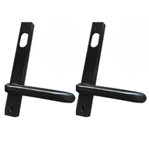 Lockton Stainless steel inflame Swing Gate Lock 23 MM BACKSET  -Matt Black Handle Kit