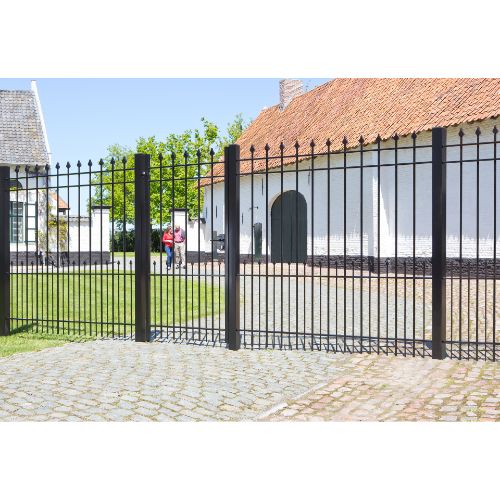 Locinox LAKQ H2 Large Ornamental Swing Gate Lock H2 for Square profile 60-80mm