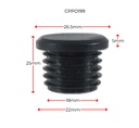 Long Neck Plastic Round Cap 20NB 