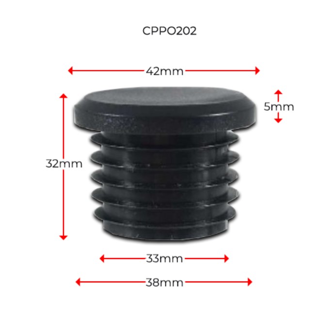 Long Neck Plastic Round Cap 32NB 