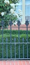 Aluminium Fence Spear: Bishop Female for tube size 19mm Round Tube