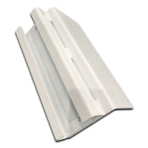 Sliding block holder 280x80mm with Bracket - White