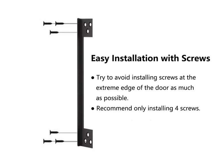 Stainless Steel Swing Gates Latch Guard Plate Outswing Latch Protector Shield L Shaped Security - 180mm - Black