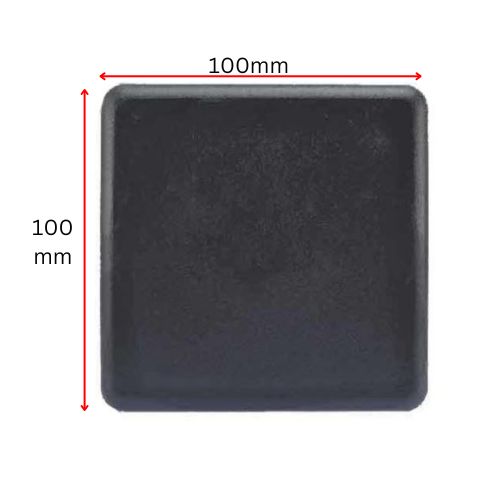 Plastic Square Post End Cap for Tube 100x100mm (5-8mm Wall thickness)