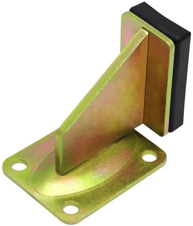 Galv Steel Sliding Gate Stopper with Base Plate Height 95mm (copy)