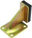 Galv Steel Sliding Gate Stopper with Base Plate Height 95mm (copy)