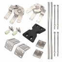 Trackless Bi-Folding Gate Hardware For Swing Gate 1m-1.3m One Leaf