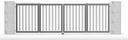 Trackless Bi-Folding Gate Hardware For Swing Gate 1m-1.3m One Leaf