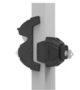 D&D LokkLatch Deluxe Gate Latch Short Bolt- Black, Double Sided, Keyed Alike