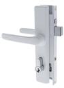 High Security Screen Door Lock with Cylinder Keys Pearl White