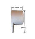 Aluminium Fence Rail Bracket, 60mm Round Tube, Single Lug, 2 Hole