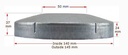 Galvabond Steel Round Cap 140mm (125NB)
