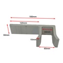 Aluminium Sliding Gate Holder/Catcher for Gates 40mm, Mounting Bracket