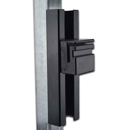 Steel Sliding Gate block holder  size 250x80mm - powder coated Black