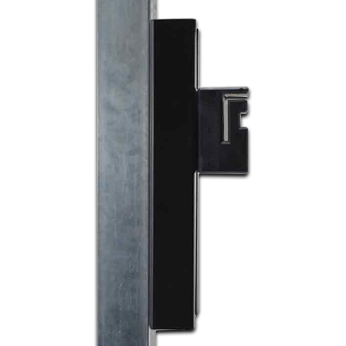 Steel Sliding Gate block holder  size 250x80mm - powder coated Black