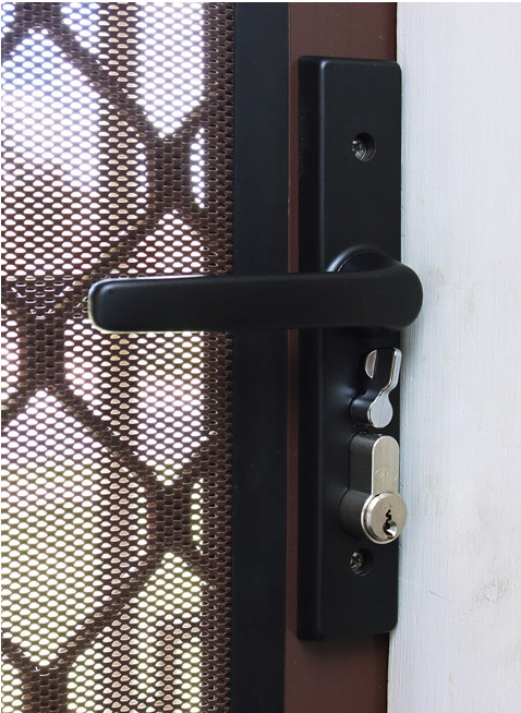 High Security Screen Door Lock without  Cylinder Keys