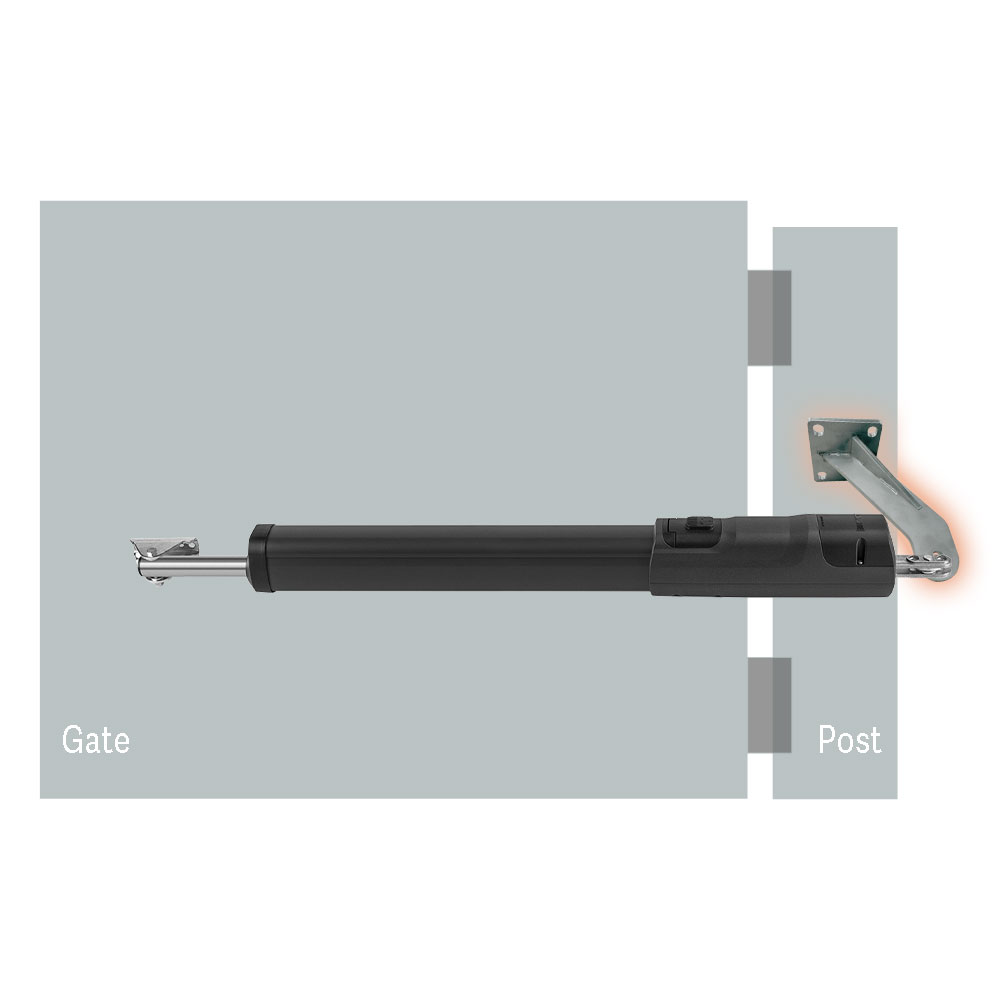 Long Rear Bracket for Beninca TOM3024E
