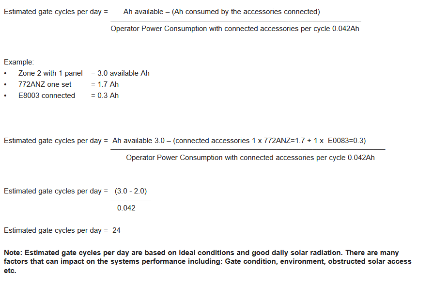 Solar cycle calculation