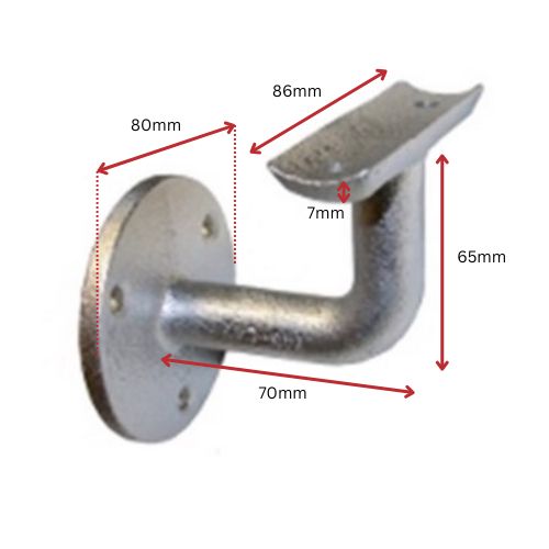 Tigerclamp 746 C42 DDA Assist Saddle Wall Bracket, fit 32NB pipe (42mm OD)