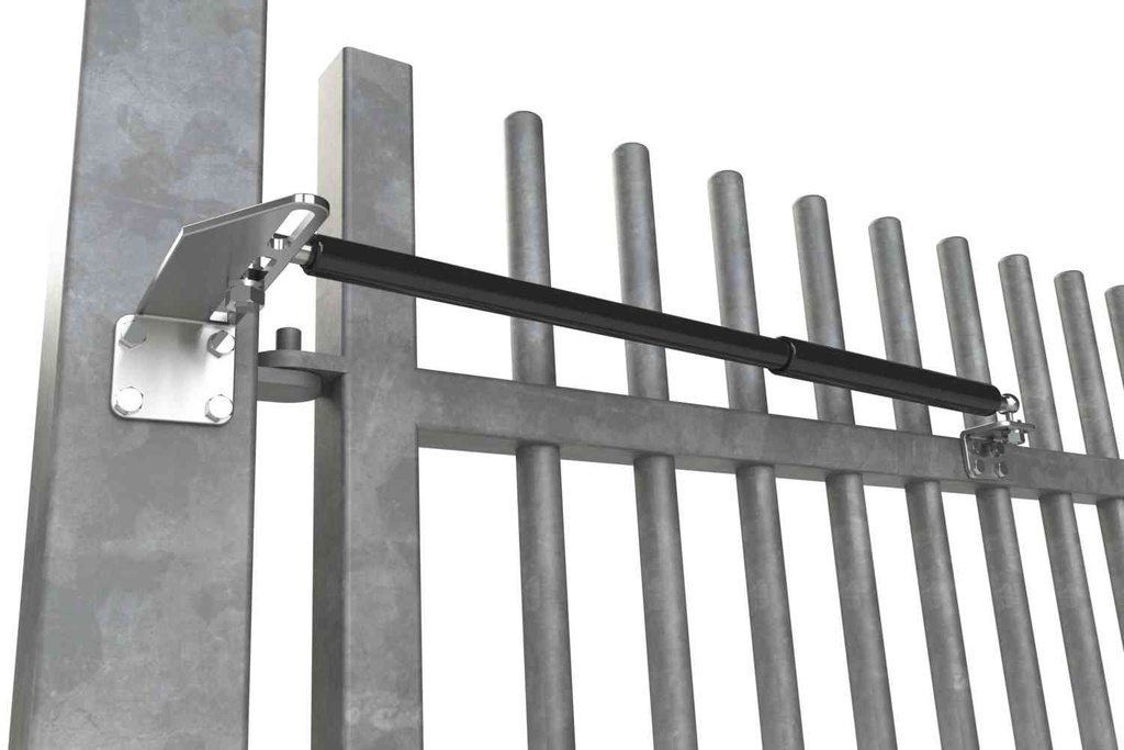 Gatemaster GSBW Gas Strut Gate Closer - 80kg, Up To 1200mm - Black