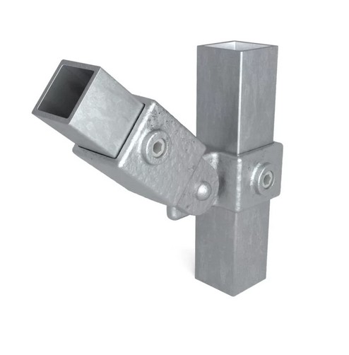 Tigerclamp Double Galvanised Connector Single Swivel Combination, Fit 40x40mm Tube