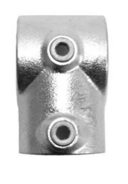 Kwikclamp 104 Series 25NB  Long Tee, Heavy duty &quot;T&quot; Galvanised Connector fittings