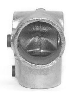 Kwikclamp 128 C42 series Top 3 way Corner, fit 32NB pipe (42mm)
