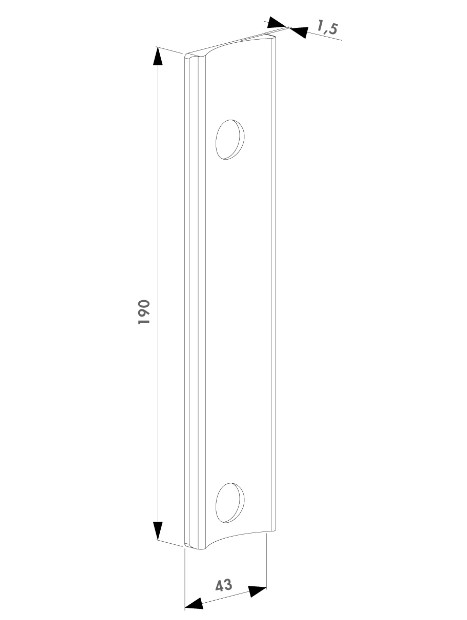 Locinox Adaptor Plate for SH Keeps