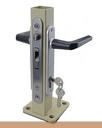 Locinox FORTY inframe Swing Gate Lock 20 MM BACKSET FOR 40 MM - Kit with Recess Keep