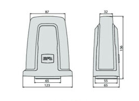 RADIUS B LTA24 R1 LAMPEG.STAND.4MT BFT