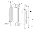 Locinox INSERT KEEP FOR INSTALLATION IN LOCK PATTERN