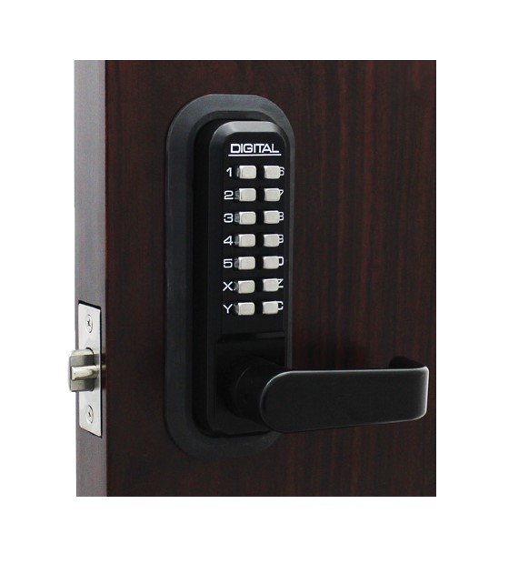 Lockey 2835 Mechanical Keyless Lever Lock with Passage Function