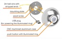 REMOOTIO Waterproof Aluminium Doorbell Push Button