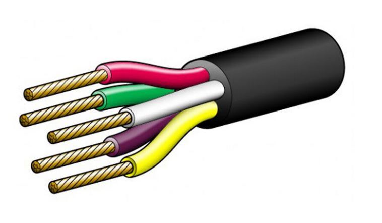 (Per Mtr) 5 Core Trailer Cable 2.5mm electrical Wire Caravan Plug Socket Wiring