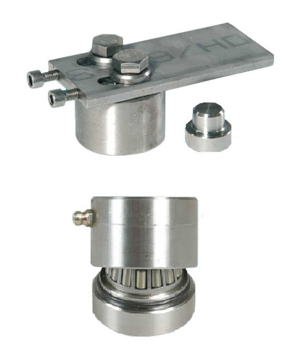 Stainless Steel Weld-On Bearing Hinges - Up To 1000kg - Set