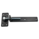 Zinc Plated Adjustable Strap Hinges for Timber Gates - 20mm Pin, 300x50mm, Black - Single