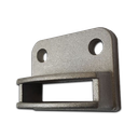 Aluminium Bracket 50x10mm -Single lug 2 holes