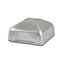 Aluminium End Cap for tube size 65X65mm