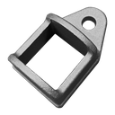 Aluminium Fence Bracket for tube size 25x25 mm Single lug