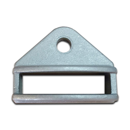 Aluminium Fence Rail Bracket, 50x10mm Tube, Single Lug, 1 Hole