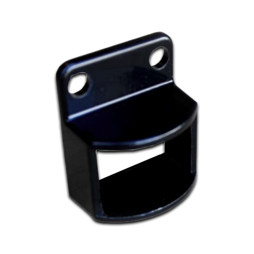 Aluminium Fencing rail Bracket for tube size 50x25 mm Black for Brick - Black