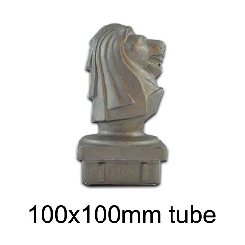 Aluminium Lion Head Post Cap for  100x100 mm tube