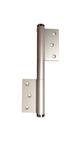 Aluminium Screw to Screw Self Closing Hinge - Reversible, Up To 40kg - Single