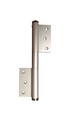 Aluminium Screw to Screw Self Closing Hinge - Reversible, Up To 40kg - Single