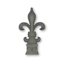 Aluminium Spear: Fleur-de-lis Female Shaped to fit over 25x25mm SHS