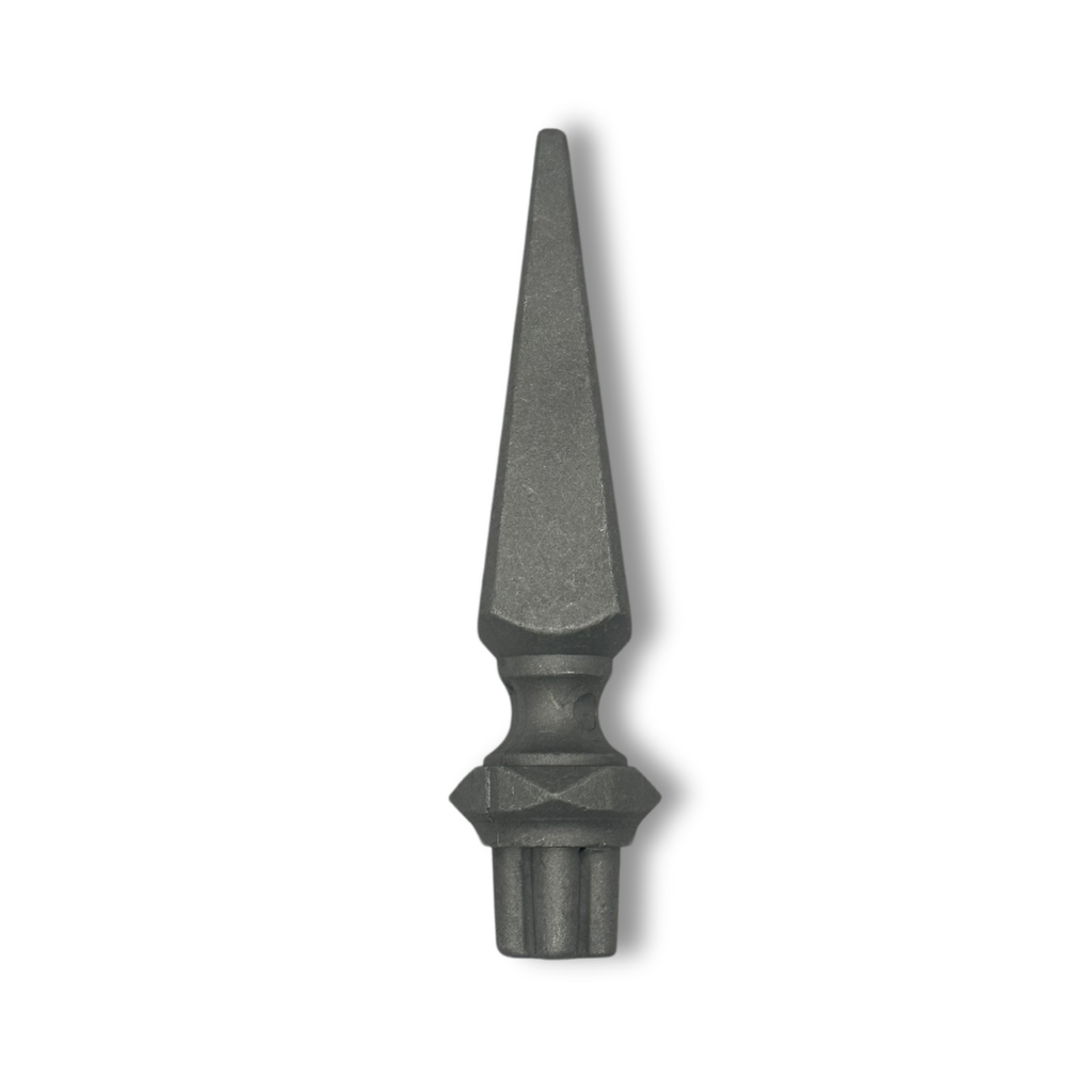 Aluminium Fence Spear: Knight Male to fit inside 16mm Round Tube