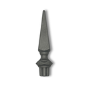 Aluminium Fence Spear: Knight Male to fit inside 20mm Square Post